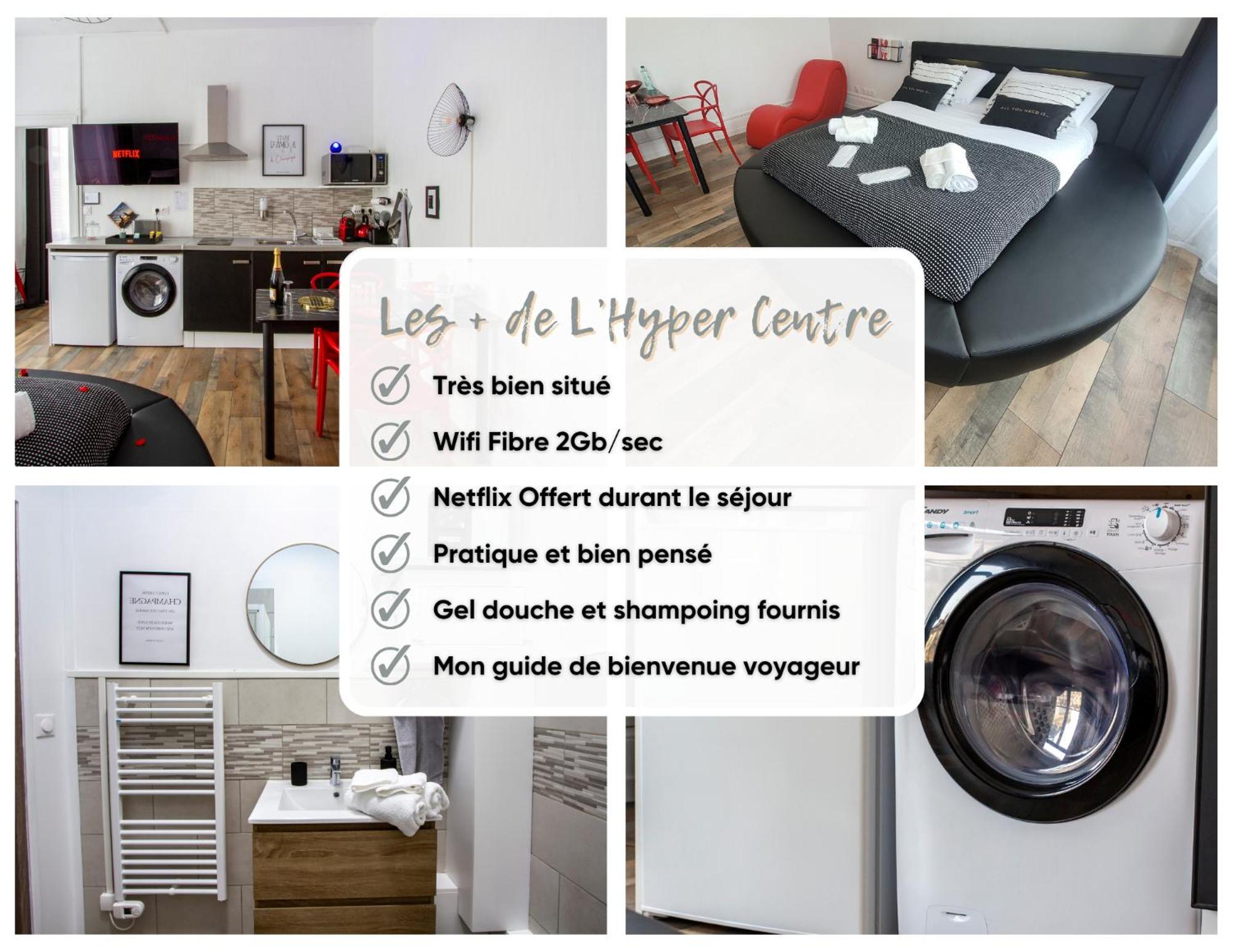 L'Hyper Centre - Netflix & Wifi - Literie Haut De Gamme - Check-In 24H24 - Goodmarning Шалон-ан-Шампань Экстерьер фото